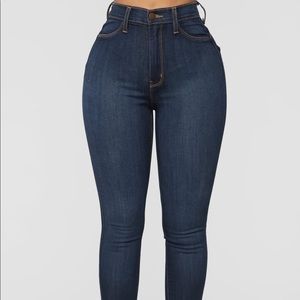 Fashion Nova , Dark Denim Jeans ✨